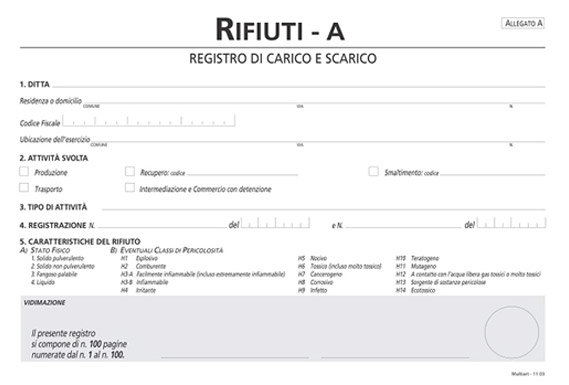 Registro di carico e scarico